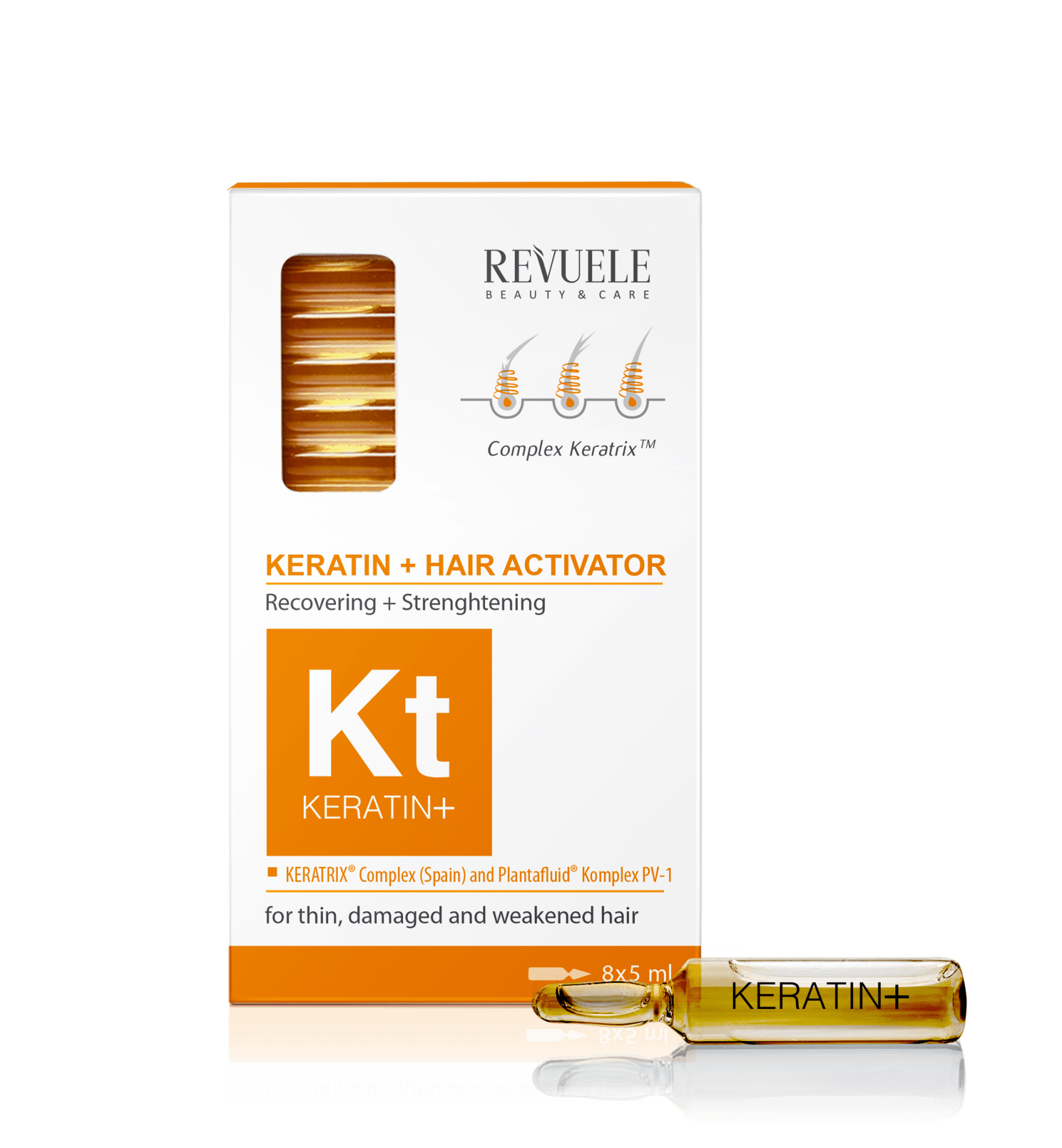Ampoules Keratin+ Hair Restoration Activator