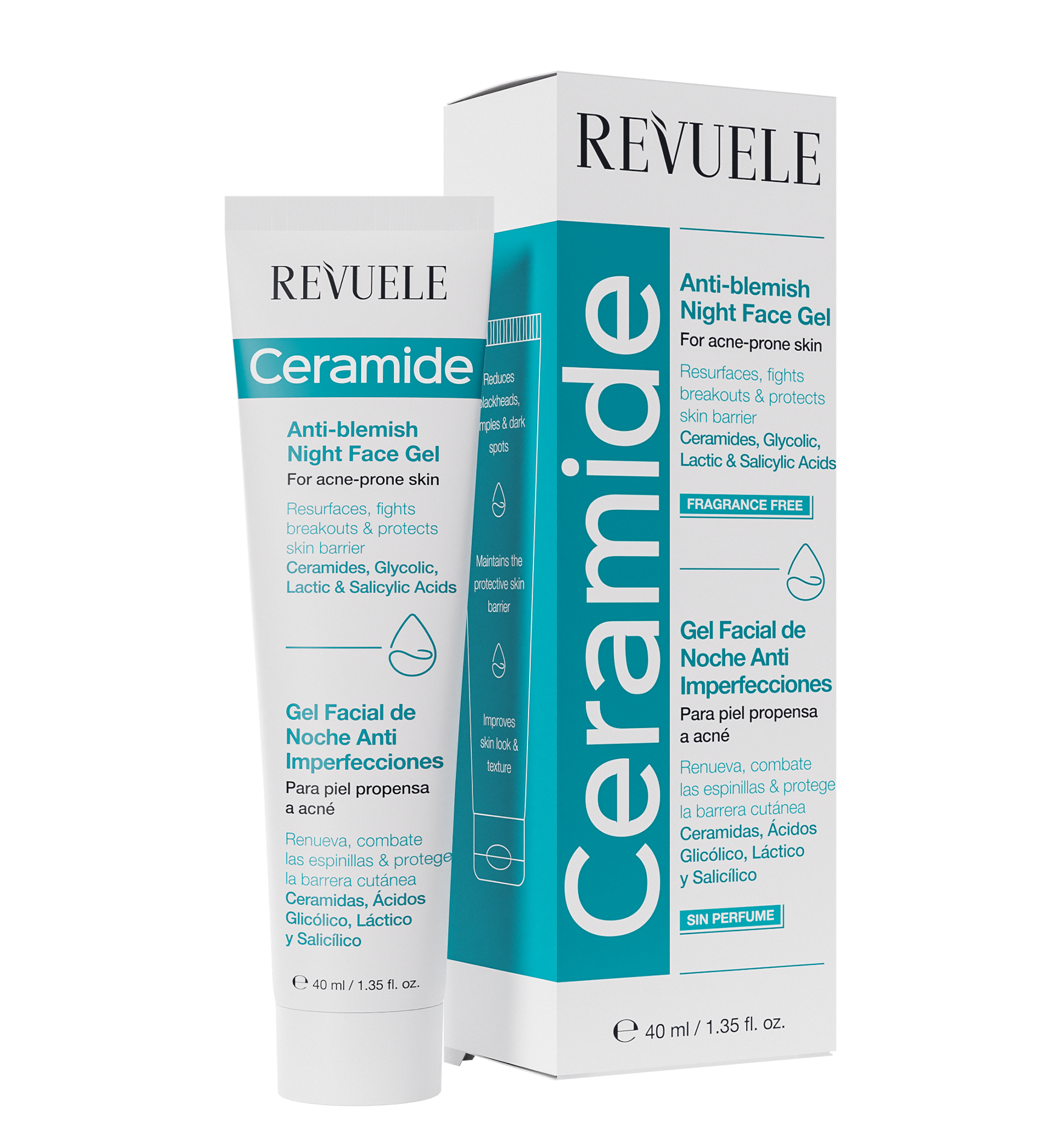 CERAMIDE gel de nuit anti-imperfections