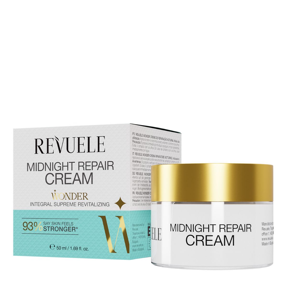 REVUELE Wonder Midnight Repair Cream 50 ml - Crème de Nuit Réparatrice