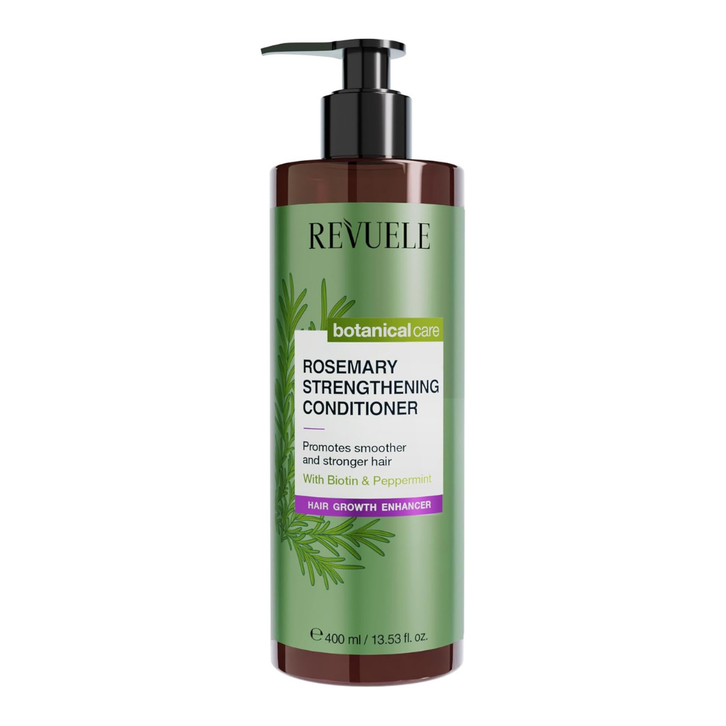 REVUELE Rosemary Strengthening Conditioner 400 ml – Après-Shampooing Fortifiant au Romarin pour Cheveux Doux et Forts