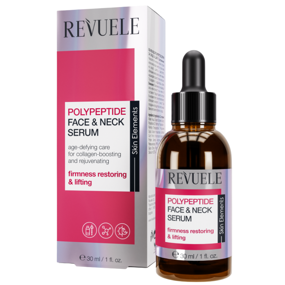 REVUELE Polypeptide Face & Neck Serum – Sérum Raffermissant Visage et Cou aux Polypeptides
