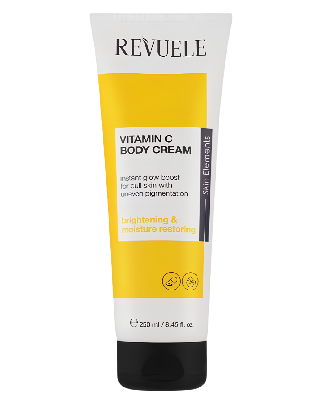REVUELE Vitamin C Body Cream - Crème Corps Éclat Hydratante à la Vitamine C, 250 ml