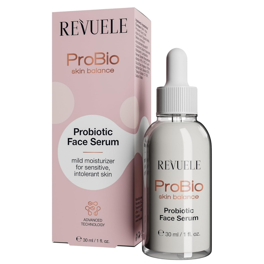 REVUELE ProBio Skin Balance Probiotic Face Serum – Sérum Visage Probiotique Hydratant et Apaisant