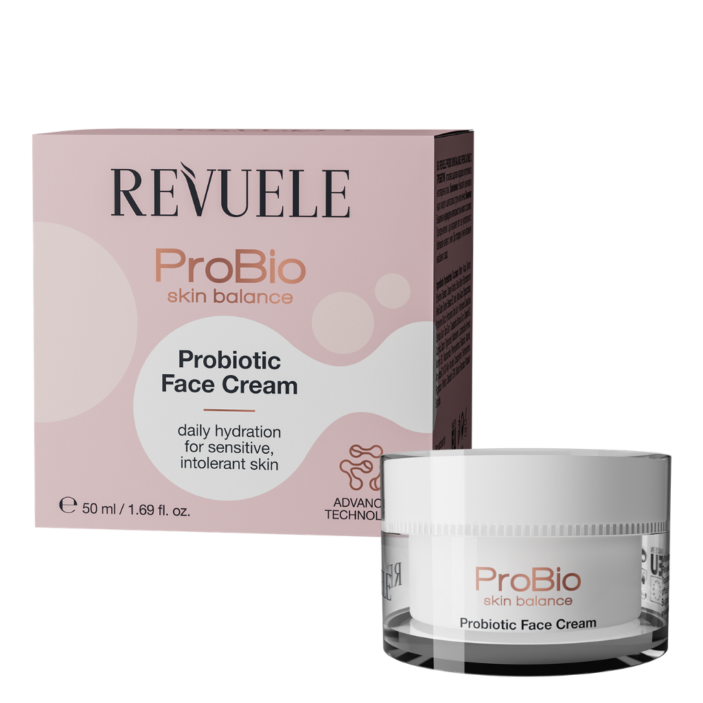 REVUELE ProBio Skin Balance Probiotic Face Cream – Crème Visage Probiotique Hydratante et Apaisante