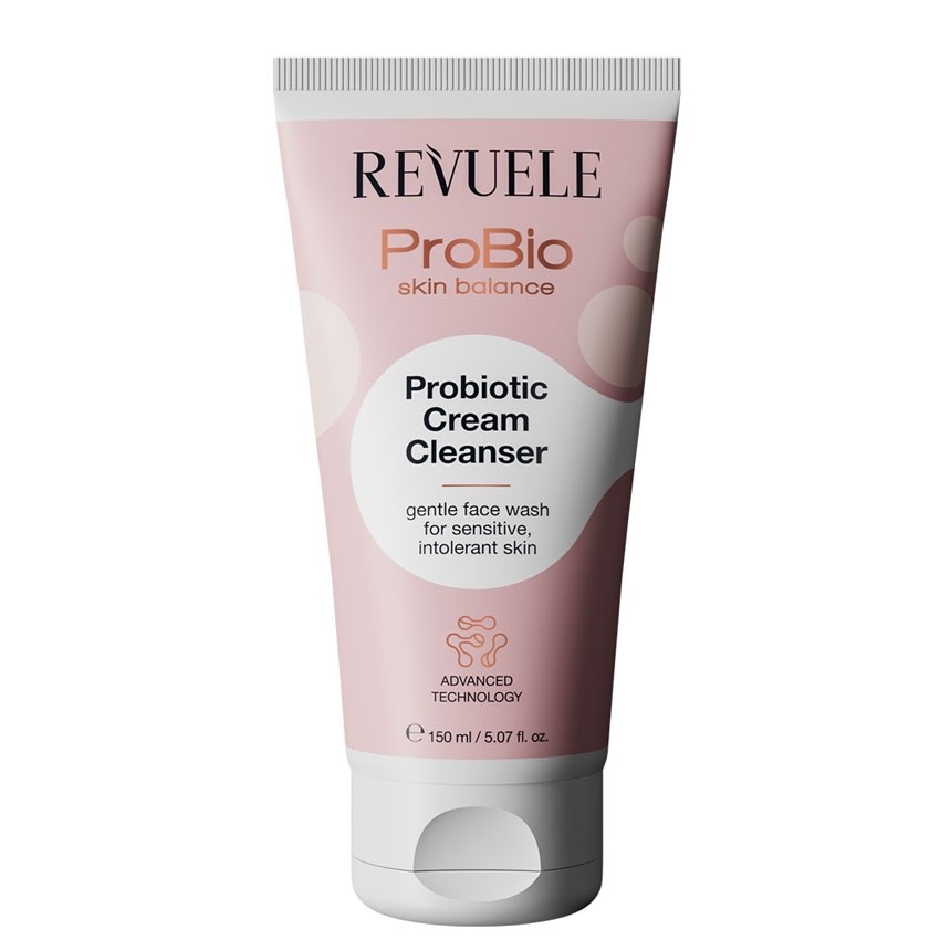 REVUELE ProBio Skin Balance Probiotic Facial Cleanser - Crème Nettoyante Apaisante au Probiotique pour Peaux Sensibles